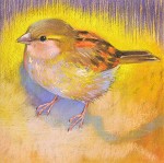 vierkante dubbele
wenskaart met envelop
Loes Botman